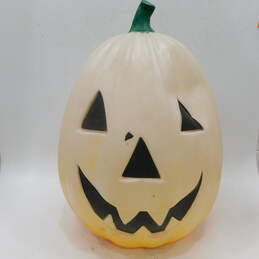 32in Vintage Blow Mold Jack-O-Lantern Skeleton Halloween Decooration