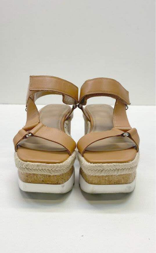 Marc Fisher Gylian Brown Platform Wedge Sandals Women 5.5 image number 3