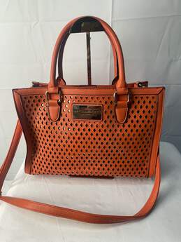 Andrew Marc, New York Orange Handbag w Shoulder Strap