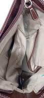 Women's Giani Bernini Glazed Faux Leather Bridle Turn Lock Crossbody Bag image number 3