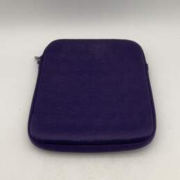 Michael Kors Womens Purple Monogram Embossed Soft Zipper IPad Tablet Case alternative image