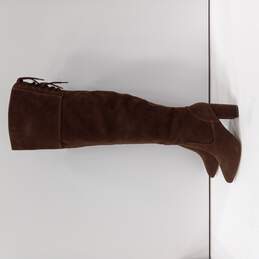 Brown Heeled Boots Women's Size 7.5 IOB