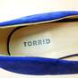 Torrid Beaded Platform Wedge Heels Blue 10 image number 8