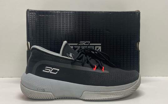Under Armour Curry 3Zer0 3 (GS) Black Athletic Sneakers Women's Size 8.5 image number 1