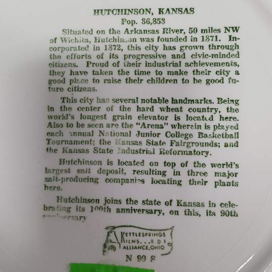 5 Vtg. State Souvenir Plate Collection image number 3