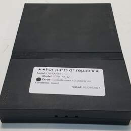 Sony Playstation 2 slim SCPH-70012 console - matte black >>FOR PARTS OR REPAIR<< alternative image