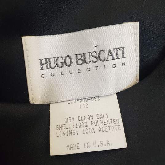 Hugo Buscati Women Black Dress Sz 12 image number 3