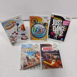 Bundle of 5 Various Nintendo Wii Video Games alternative image