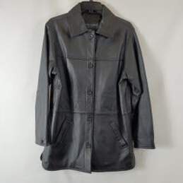 Centigrade Leather Women's Black Leather Jacket SZ S