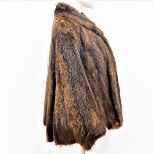 Vintage Fashion Colony Women's Mink Fur Stole Shawl image number 2