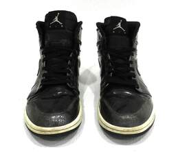 Jordan 1 Retro Black Patent Men's Shoe Size 10.5