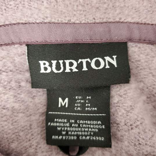 Burton WM's Oak Long Ruby Pink Pullover Hoody Sweatshirt Size M image number 3
