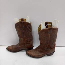 Justin Men's Brown Western Boots Size 11 alternative image