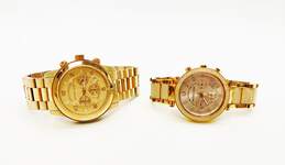 Michael Kors Designer Rose Gold Tone Women's Chronograph Watches 296.7g alternative image
