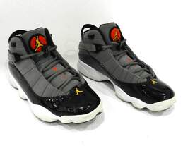 Jordan 6 Rings Smoke Grey Black Red Gold Men's Shoes Size 7.5 alternative image
