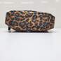 Kurt Geiger Leopard Animal Print Zip Nylon Crossbody Bag 10x6x3" image number 6