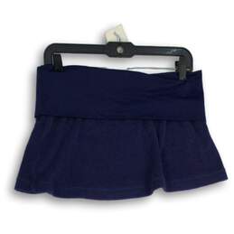 Ralph Lauren Womens Navy Blue Elastic Waist Pull-On Athletic Skirt Size Medium alternative image