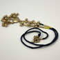 Designer J. Crew Gold-Tone Ring Clasp Fashionable Ball Beaded Necklace image number 3