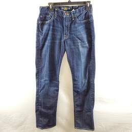Lucky Brand Men Dark Blue Straight Leg Jeans Sz 30