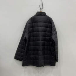NWT Mens Black Long Sleeve Full-Zip Regular Fit Puffer Jacket Size 4XLT alternative image