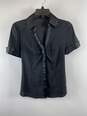 Express Women Black Button Up Blouse XS NWT image number 1