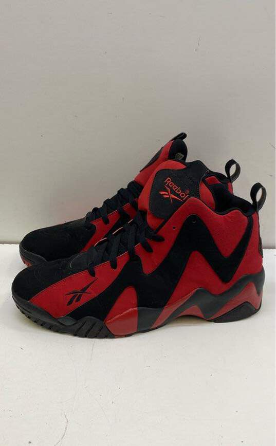 Reebok Kamikaze 2 Blackflash Red-White Suede Sneakers Multicolor 13 image number 4