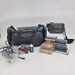Panasonic VHSC HQ X12 Camcorder In Bag With Accessories
