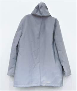 Mens Silver Reflective Hooded Rain Coat Mens SZ 44R alternative image