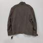 Michael Kors Taupe Wool Blend Zip Front Jacket Men's Size L image number 2