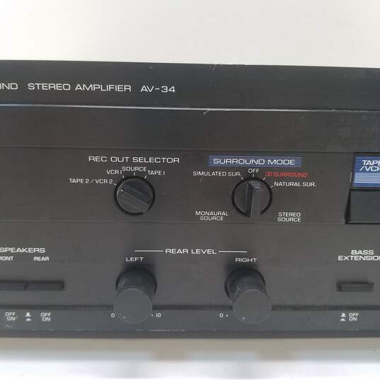 Yamaha AV-34 Natural Sound Stereo Amplifier image number 6