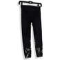 Womens Black Flat Front High Rise Pull-On Compression Leggings Size XS image number 2