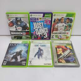 Microsoft Xbox 360 Video Games Assorted 6pc Bundle