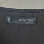 MNG Mango Short Black Dress w Bead Detail Size 12 image number 3