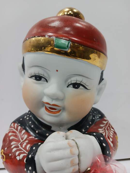 Vintage Chinese Lucky Boy Figurine image number 5