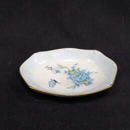 Floral & Butterfly Themed Hand Painted Trinket Dish
