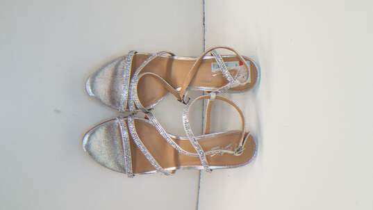 Thalia Sodi Livy Platform Dress Sandals Women's Shoes, silver bling, Size 8M image number 6