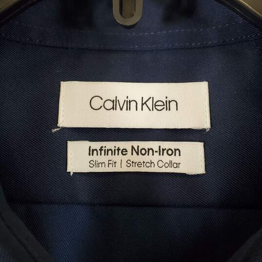 Calvin Klein Men's Blue Long Sleeve SZ XL image number 3