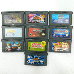 10ct Nintendo Game Boy Advance GBA Game Lot Loose alternative image