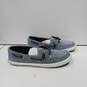 Sperry Women's Blue and White Striped Boat Shoes Size 9.5 M image number 4