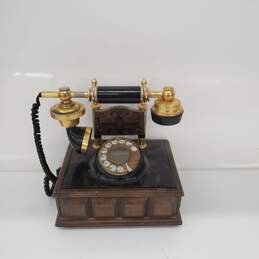 Vintage Wester Electric Box Wood Telephone Original Antique