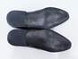 Dapperman Black Shiny Furred Sash Dress Loafers Men's Size 46 EU Men's Size 12 US image number 3