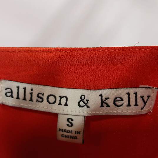 Allison & Kelly Women's Orange Dress Size Small image number 4