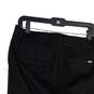 NWT Womens Black Flat Front Welt Pocket Straight Leg Cropped Pants Size 8 image number 4