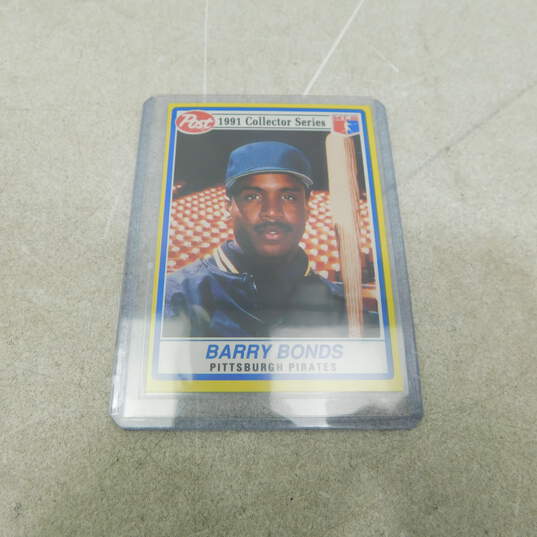 1991 Barry Bonds Post Cereal Pittsburgh Pirates image number 3