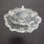 Clear Glass Footed Embossed Christmas Design 13" x 10"x 3.5" Serving Dish image number 4
