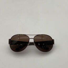 Womens Brown Lens Burgundy Full Rim Round Prescription Sunglasses With Case alternative image