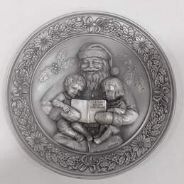 Hudson Fine Pewter (1978) Limited Edition Christmas Plate