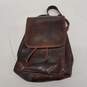 I. Medici Firenze Brown Leather Backpack image number 3