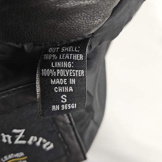Fourteen Zero Black Leather Jacket image number 3