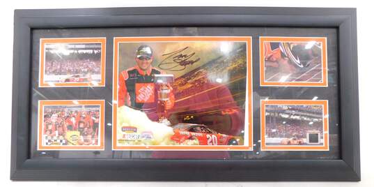 Tony Stewart LTD ED Autographed Display & Race Used Tire w/ COA NASCAR image number 1